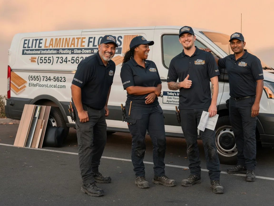 Laminate flooring installation company in Brookfield, OH